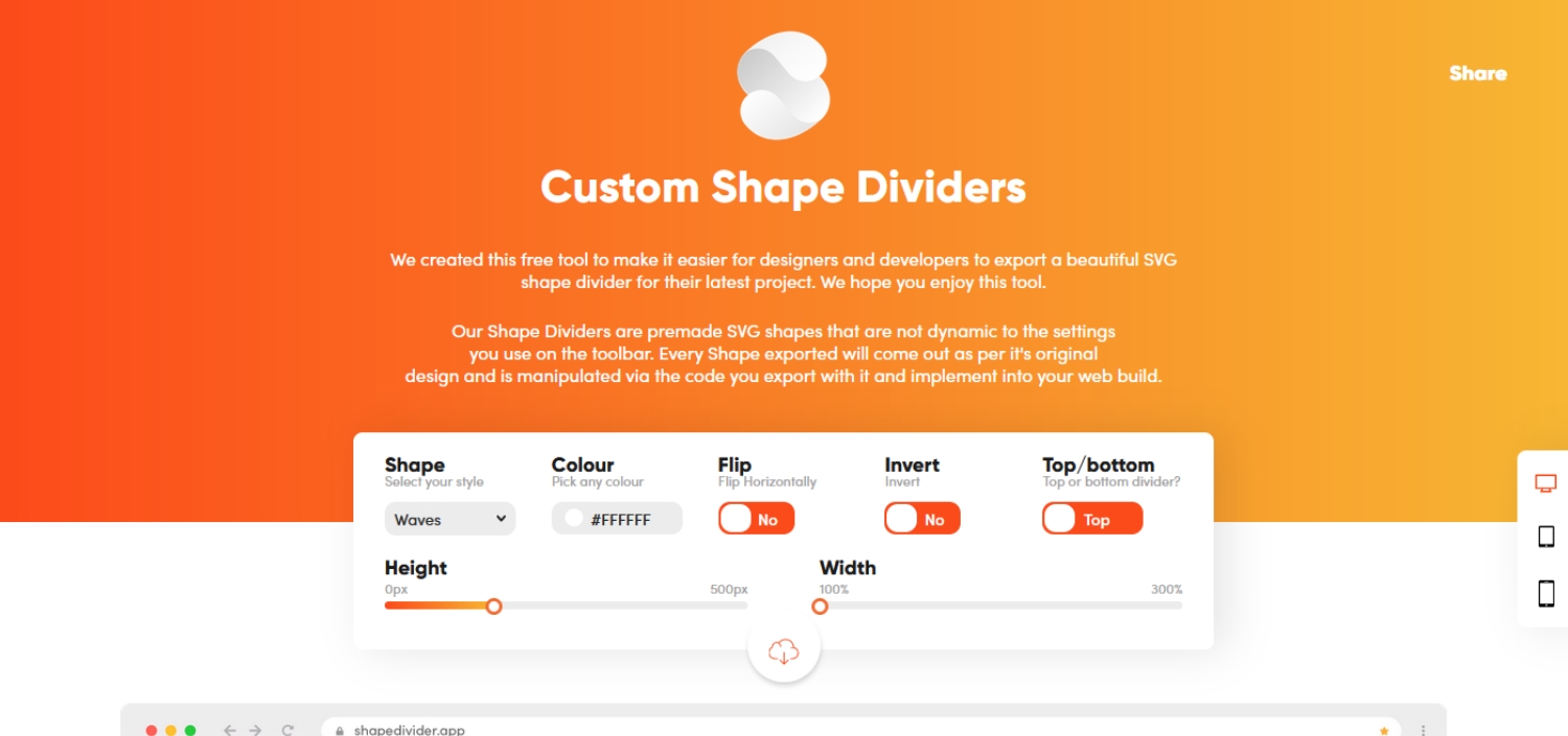 Custom Shape Dividers