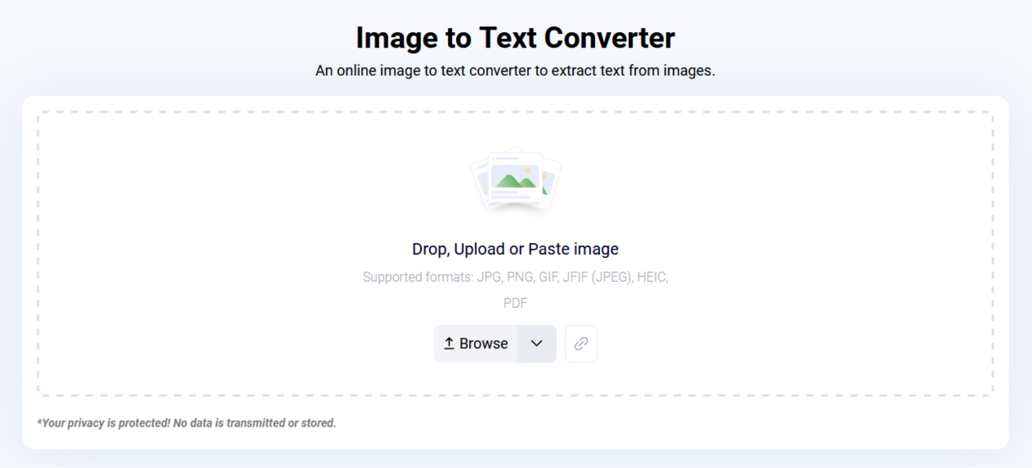 Image to Text Converter